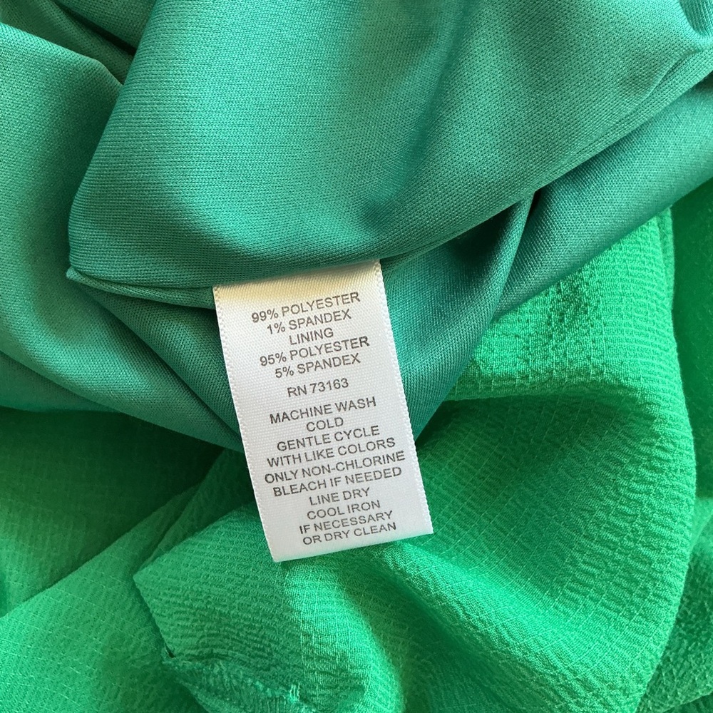 NWT Spense Summer Dress Lined Green Size 8 Women's Strap Maxi Halter Type - Picture 8 of 9